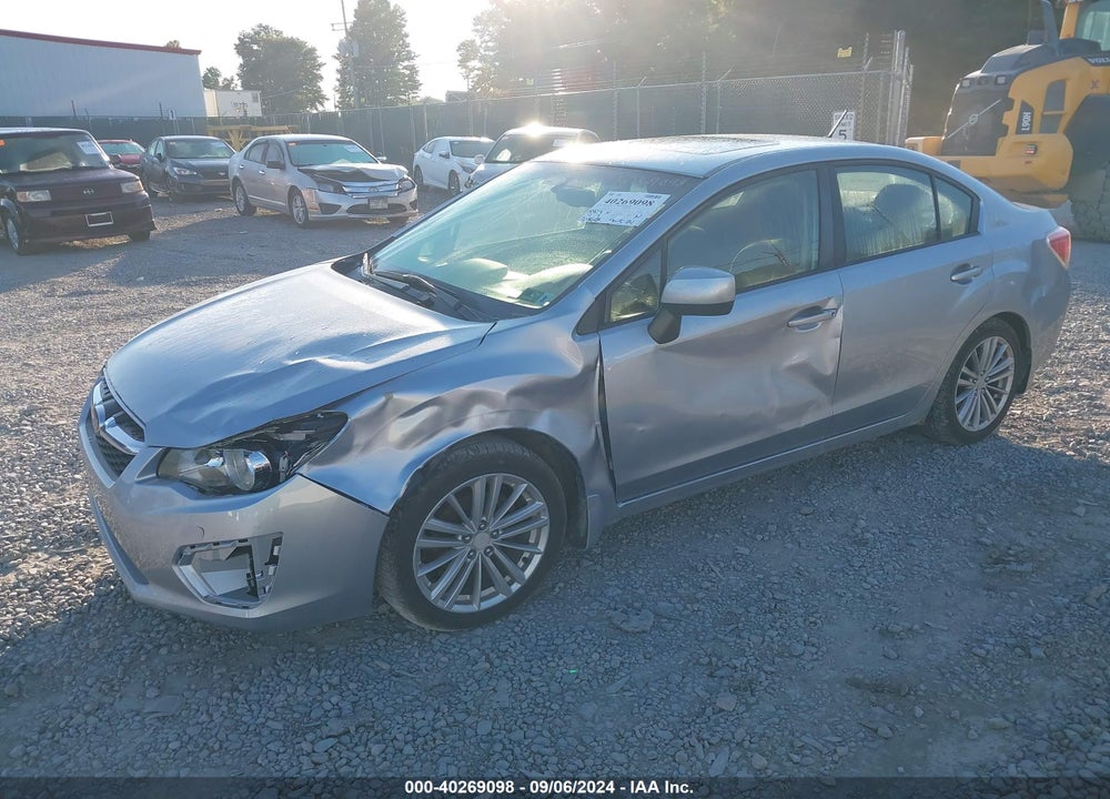 2012 SUBARU IMPREZA 2.0I PREMIUM VIN: JF1GJAD66CH016909