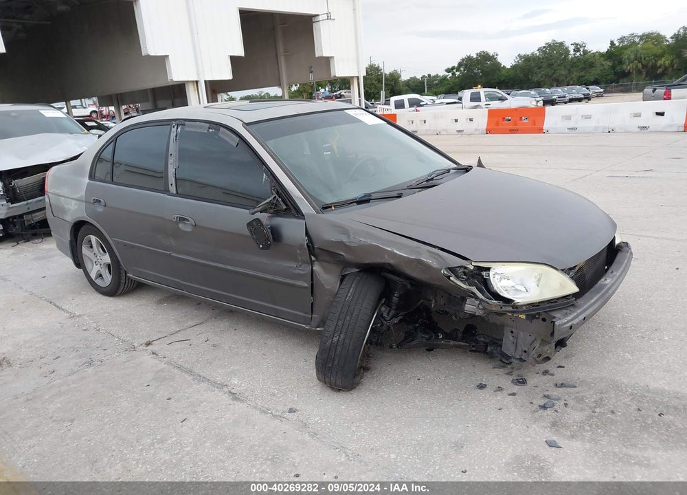 2004 HONDA CIVIC EX VIN: 2HGES25844H536012