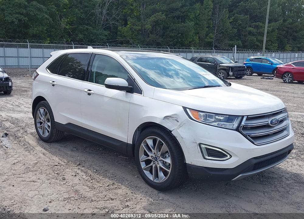 2017 FORD EDGE TITANIUM VIN: 2FMPK3K91HBC40394