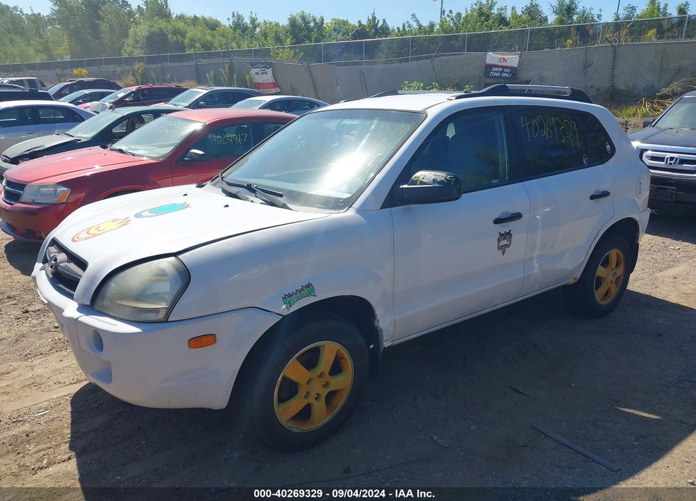 2007 HYUNDAI TUCSON VIN: KM8JM12B37U631823