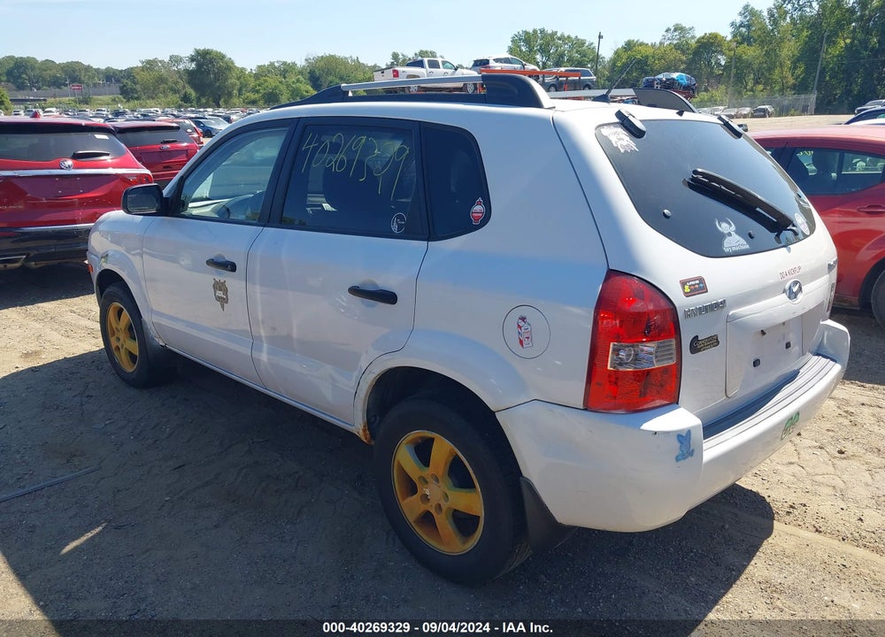 2007 HYUNDAI TUCSON VIN: KM8JM12B37U631823