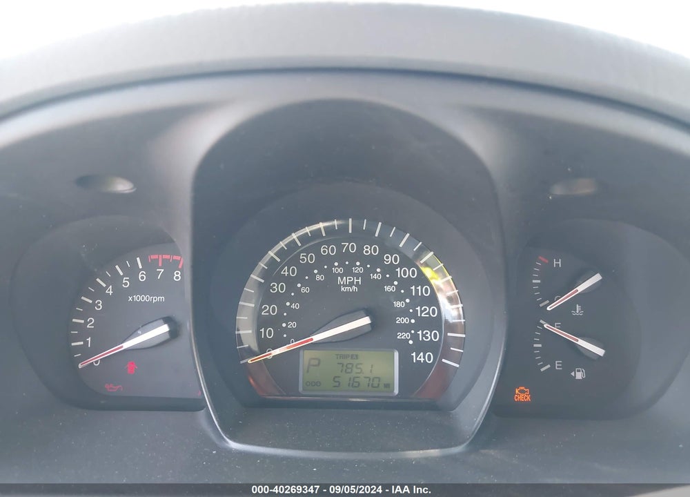 2008 KIA SPECTRA EX VIN: KNAFE122685581130