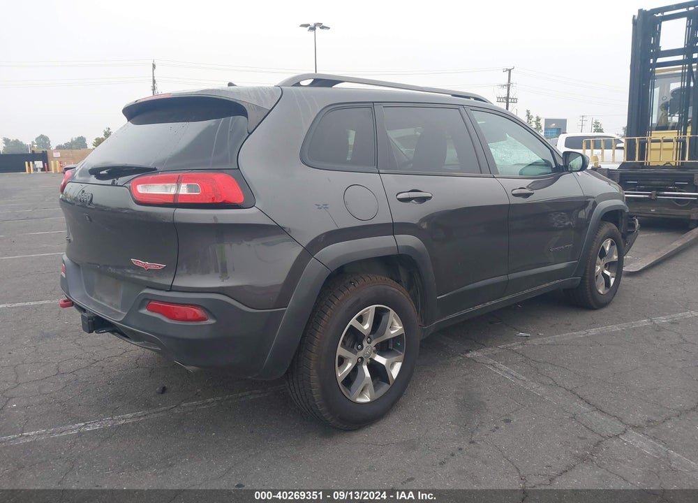 2015 JEEP CHEROKEE TRAILHAWK VIN: 1C4PJMBS4FW594034