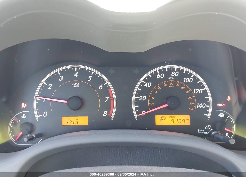 2009 TOYOTA COROLLA LE VIN: 1NXBU40E99Z062739