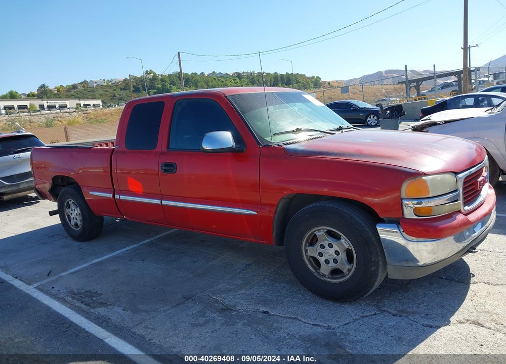2001 GMC SIERRA 1500 SLE VIN: 2GTEC19V511272132