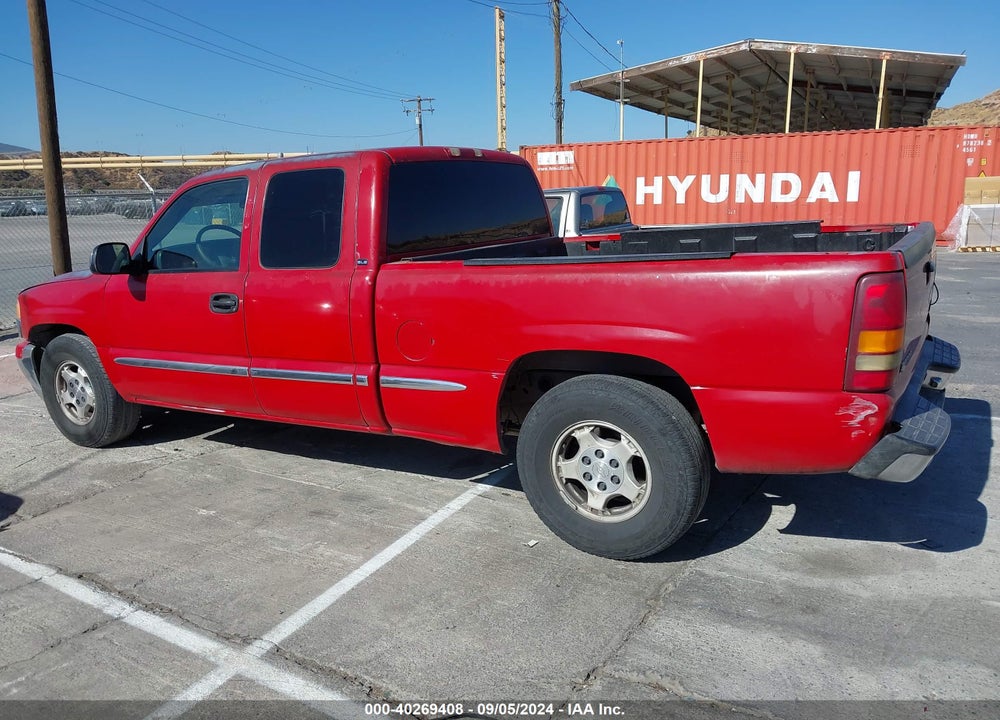 2001 GMC SIERRA 1500 SLE VIN: 2GTEC19V511272132