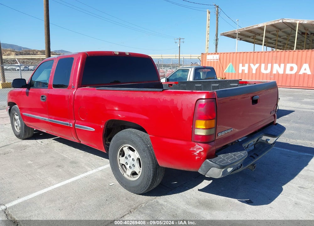 2001 GMC SIERRA 1500 SLE VIN: 2GTEC19V511272132