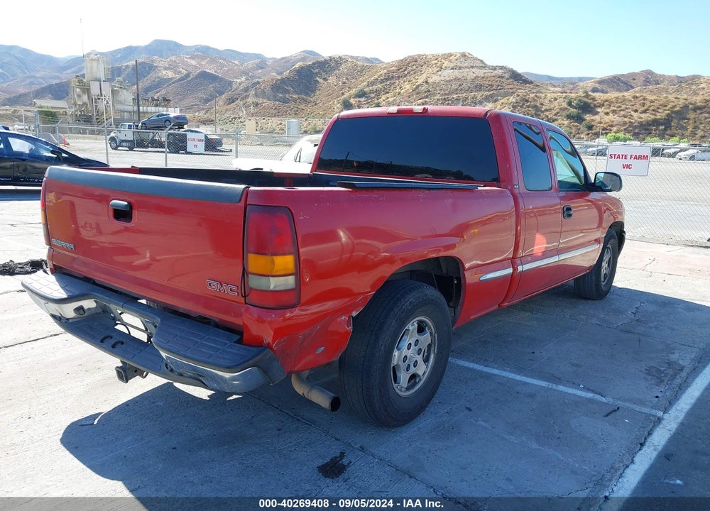 2001 GMC SIERRA 1500 SLE VIN: 2GTEC19V511272132