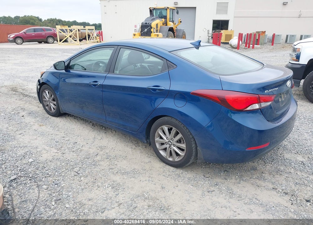2016 HYUNDAI ELANTRA SE VIN: KMHDH4AE2GU476521