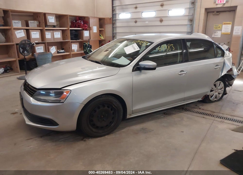 2012 VOLKSWAGEN JETTA 2.5L SE VIN: 3VWDX7AJ5CM069147