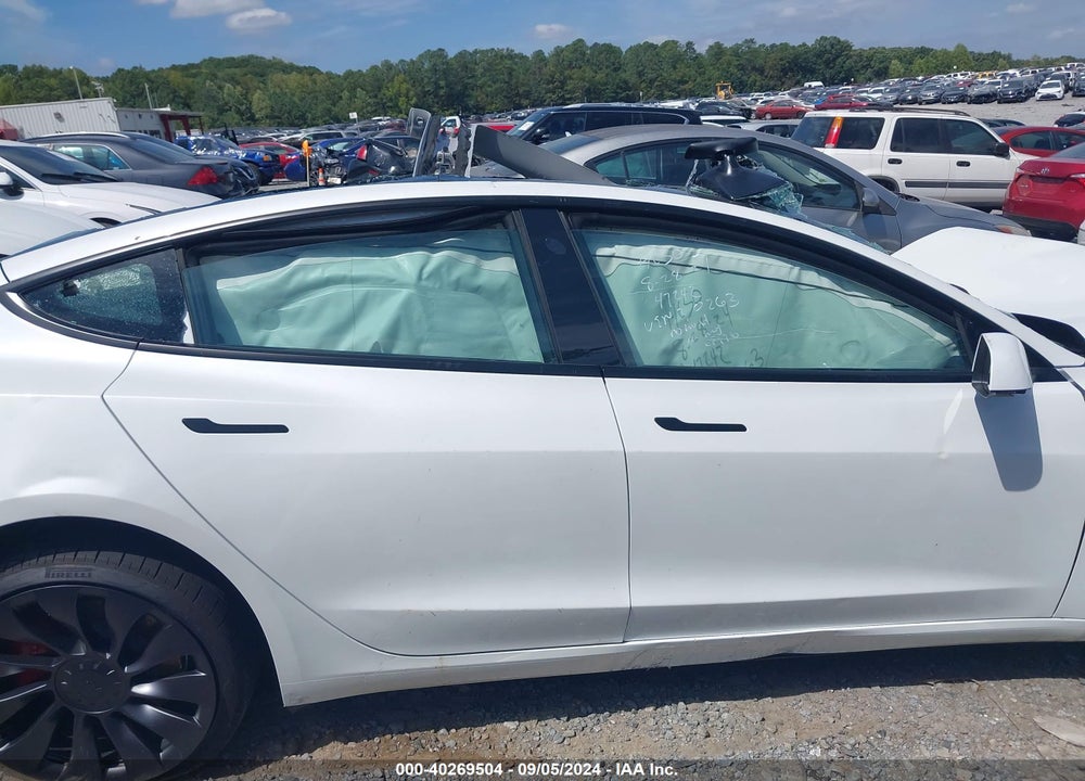 2023 TESLA MODEL 3 PERFORMANCE DUAL MOTOR ALL-WHEEL DRIVE VIN: 5YJ3E1EC5PF660263