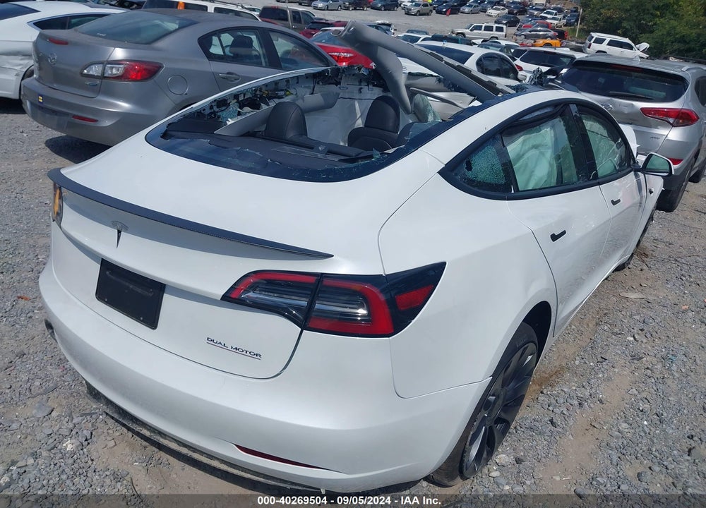 2023 TESLA MODEL 3 PERFORMANCE DUAL MOTOR ALL-WHEEL DRIVE VIN: 5YJ3E1EC5PF660263