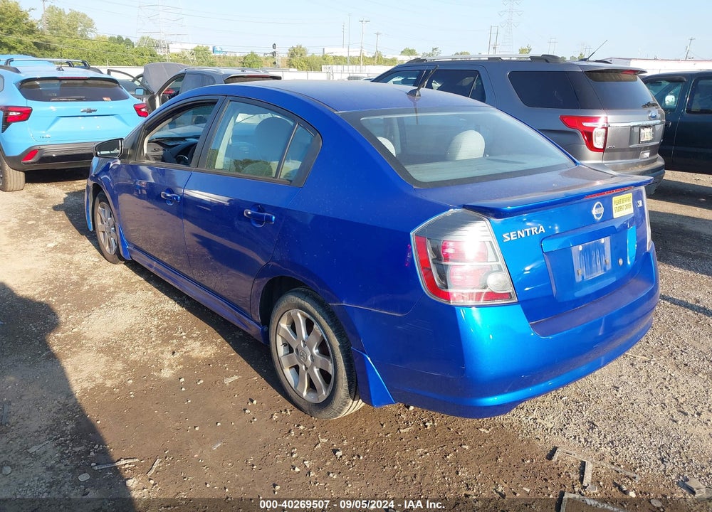 2011 NISSAN SENTRA 2.0/2.0S/2.0SL/2.0SR VIN: 3N1AB6AP6BL668200