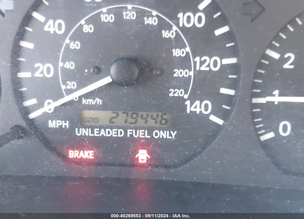 1998 TOYOTA CAMRY LE V6 VIN: JT2BF22K4W0094936