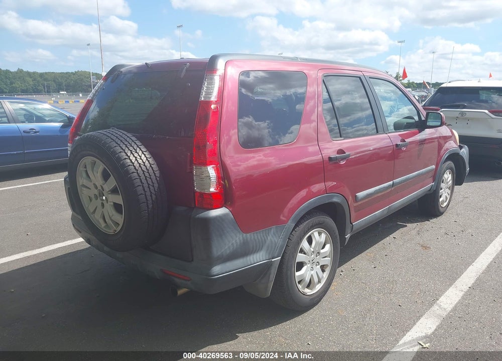 2005 HONDA CR-V EX VIN: SHSRD78845U329252