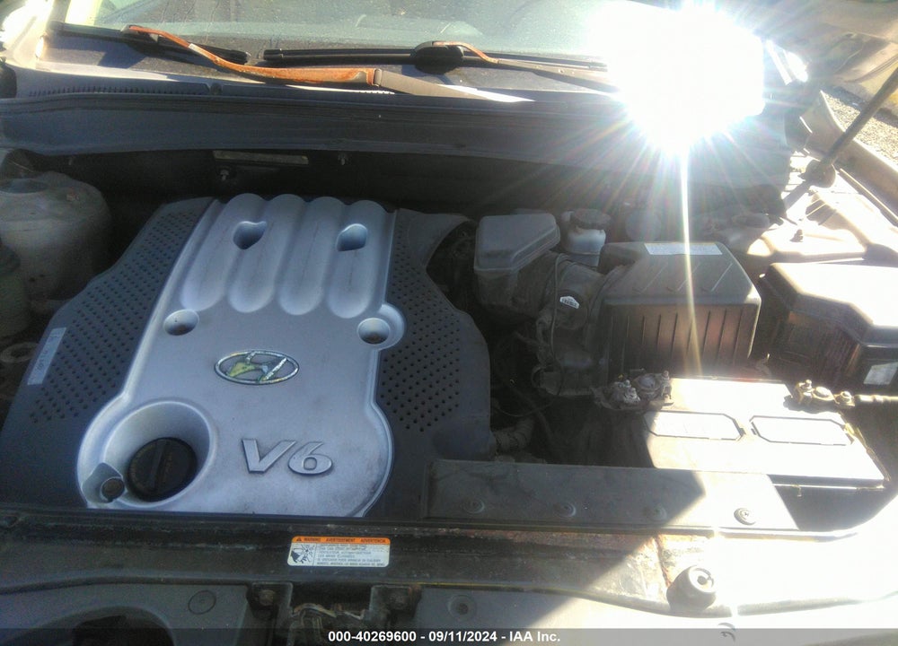 2007 HYUNDAI SANTA FE GLS VIN: 5NMSG73D27H033054