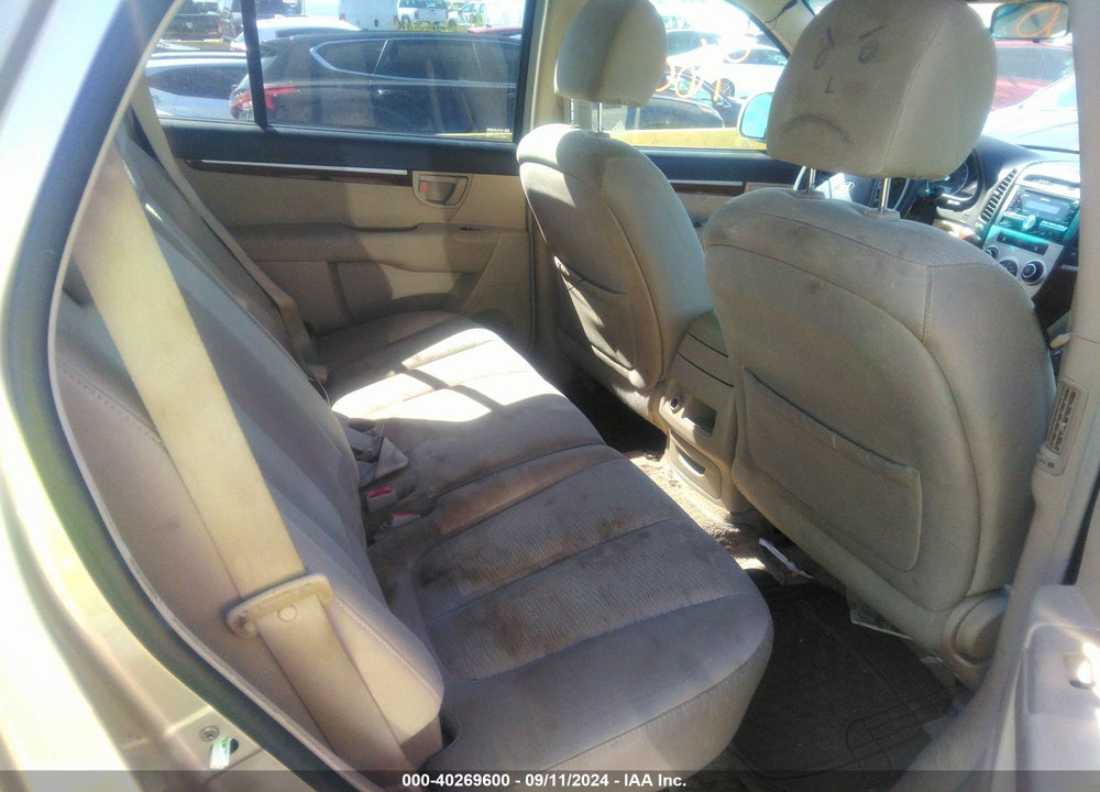 2007 HYUNDAI SANTA FE GLS VIN: 5NMSG73D27H033054