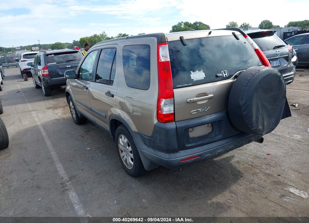 2006 HONDA CR-V EX VIN: SHSRD78896U429848