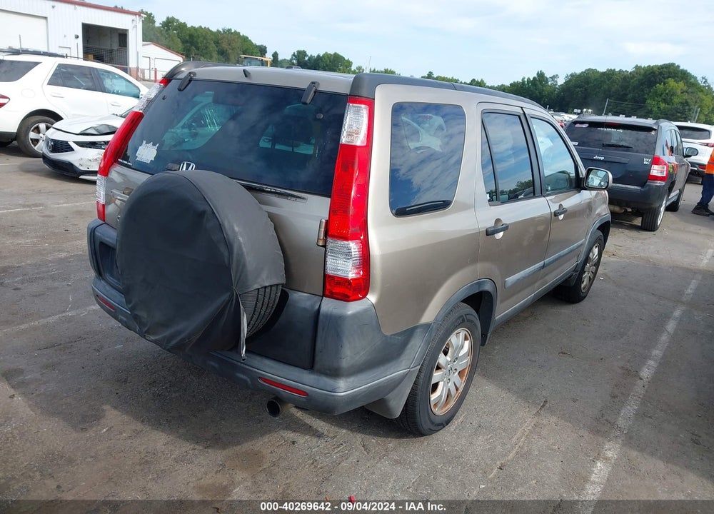 2006 HONDA CR-V EX VIN: SHSRD78896U429848