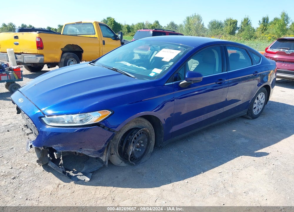 2014 FORD FUSION S VIN: 3FA6P0G78ER351938