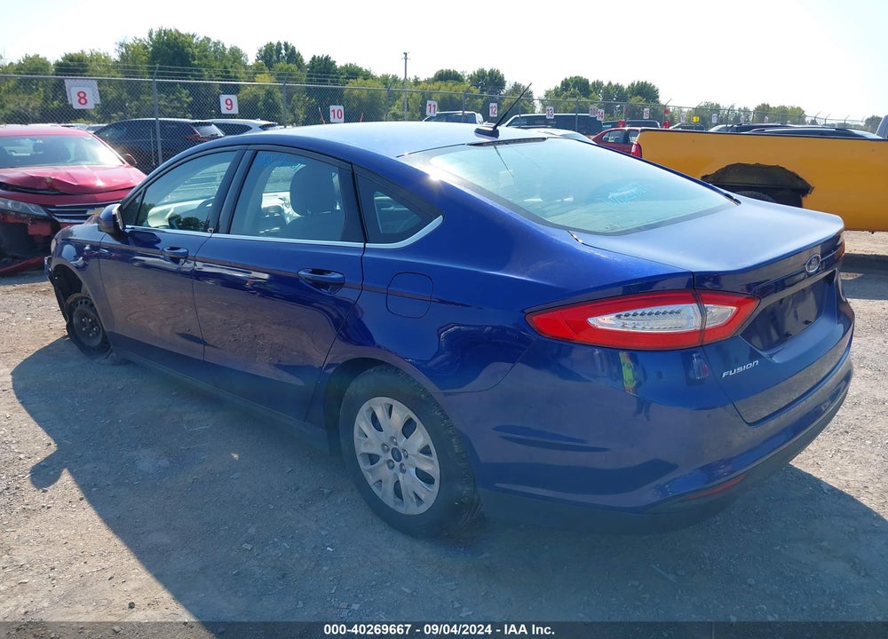 2014 FORD FUSION S VIN: 3FA6P0G78ER351938