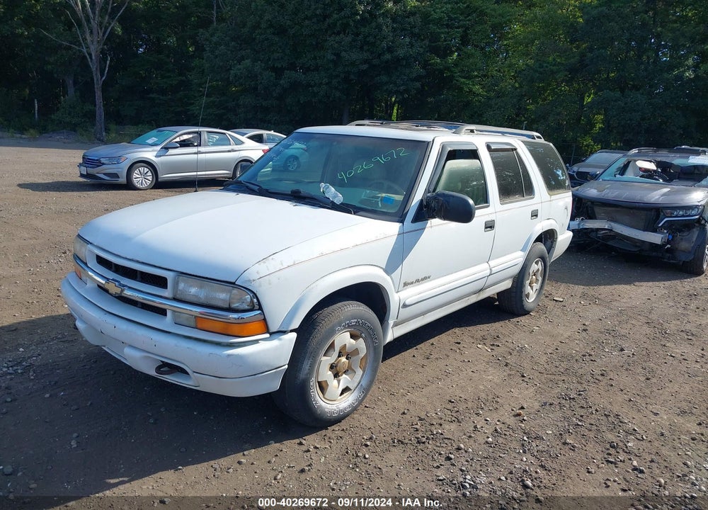 1999 CHEVROLET BLAZER TRAILBLAZER VIN: 1GNDT13W1X2241540