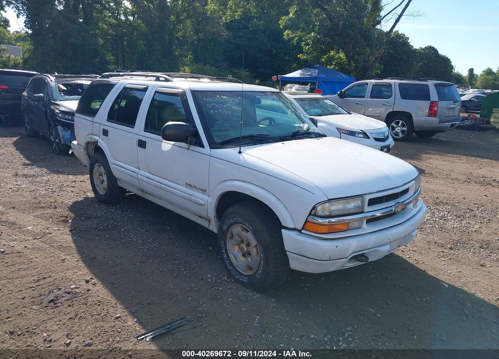1999 CHEVROLET BLAZER TRAILBLAZER VIN: 1GNDT13W1X2241540