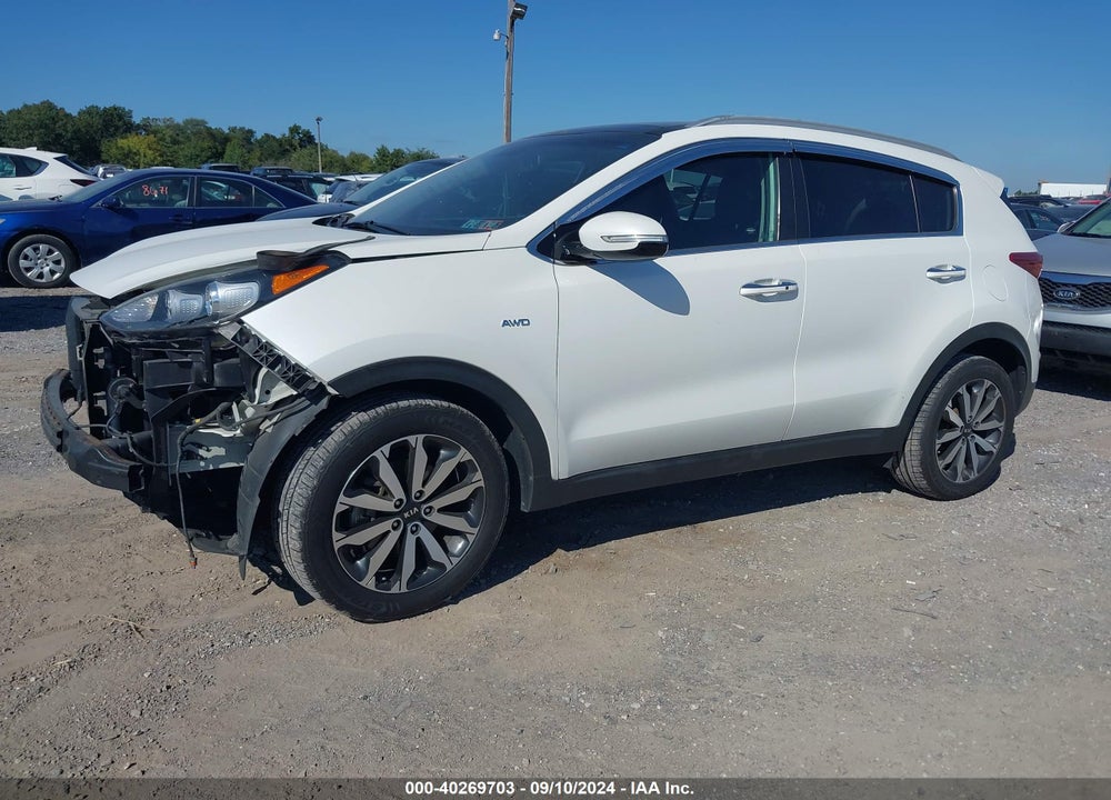 2017 KIA SPORTAGE EX VIN: KNDPNCAC7H7058314