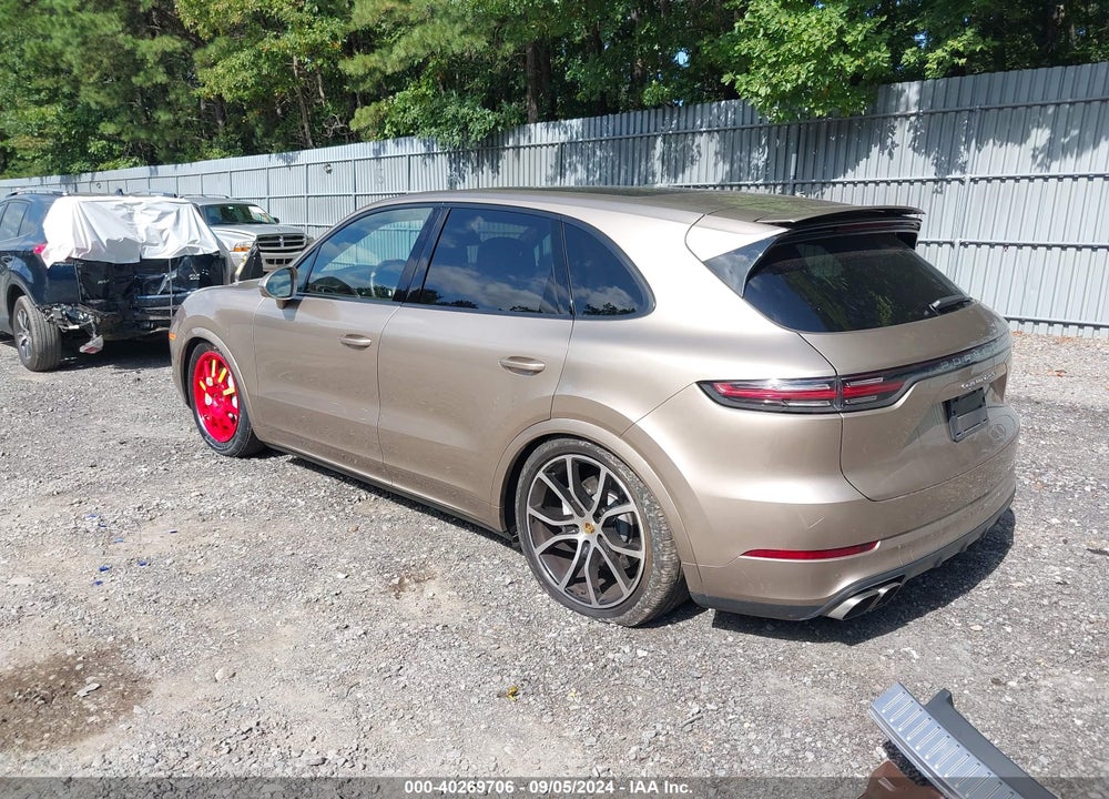 2019 PORSCHE CAYENNE TURBO VIN: WP1AF2AY8KDA80323