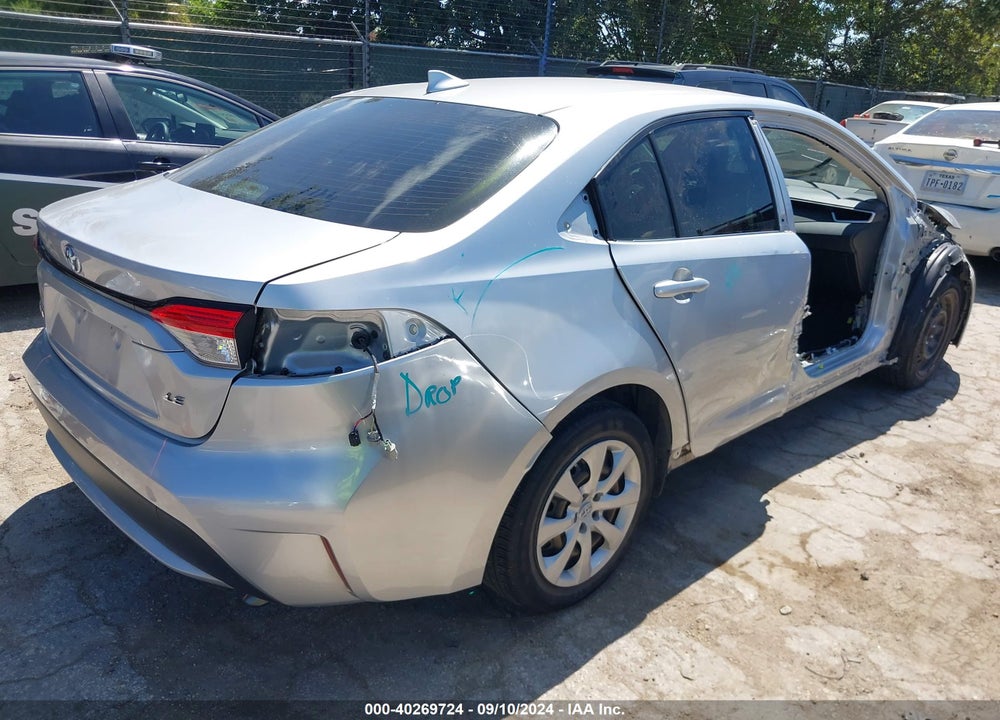 2020 TOYOTA COROLLA LE VIN: JTDEPRAE2LJ053829