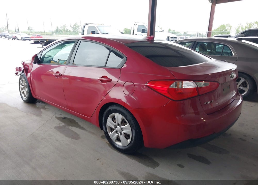 2016 KIA FORTE LX VIN: KNAFK4A64G5572729