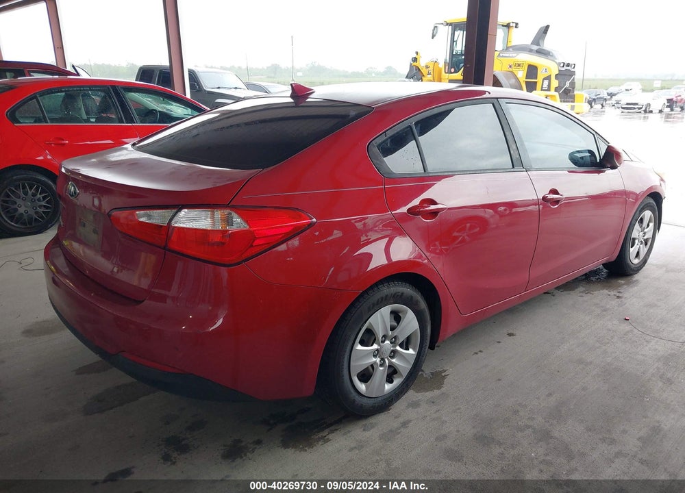 2016 KIA FORTE LX VIN: KNAFK4A64G5572729