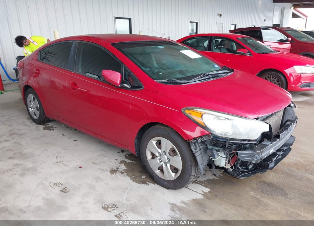 2016 KIA FORTE LX VIN: KNAFK4A64G5572729