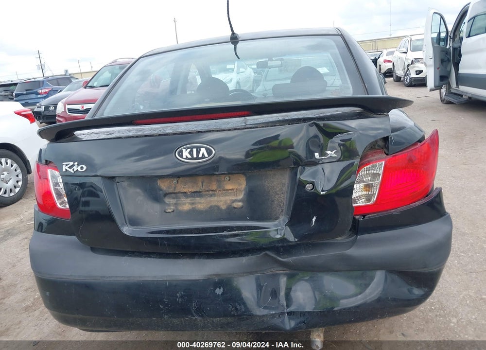 2008 KIA RIO LX VIN: KNADE123086329531