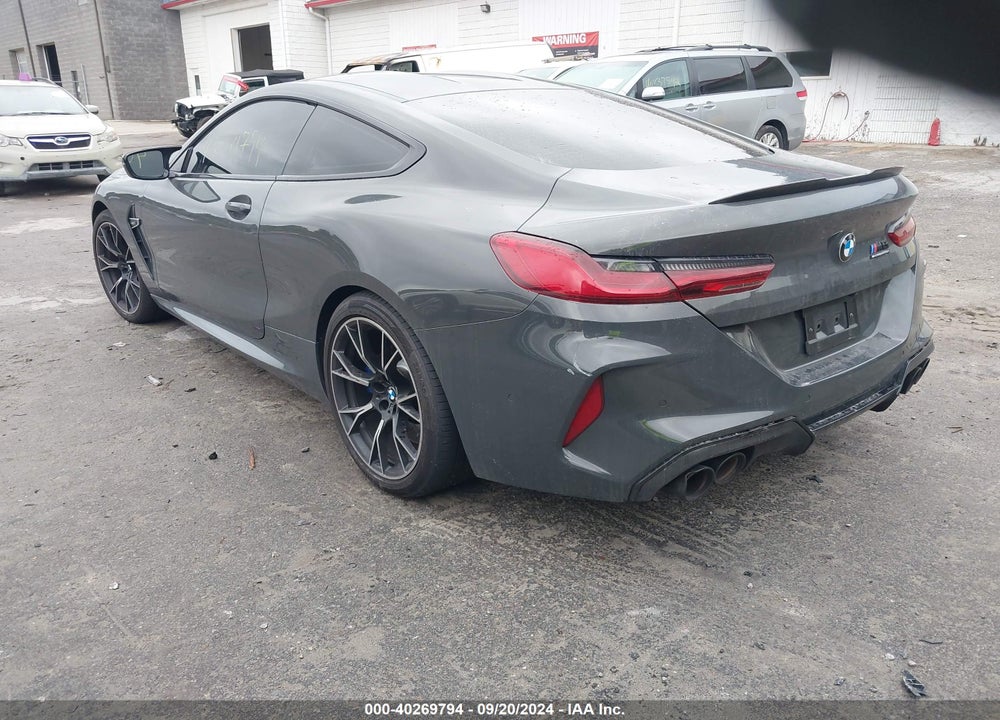 2020 BMW M8 COMPETITION VIN: WBSAE0C0XLCD73465