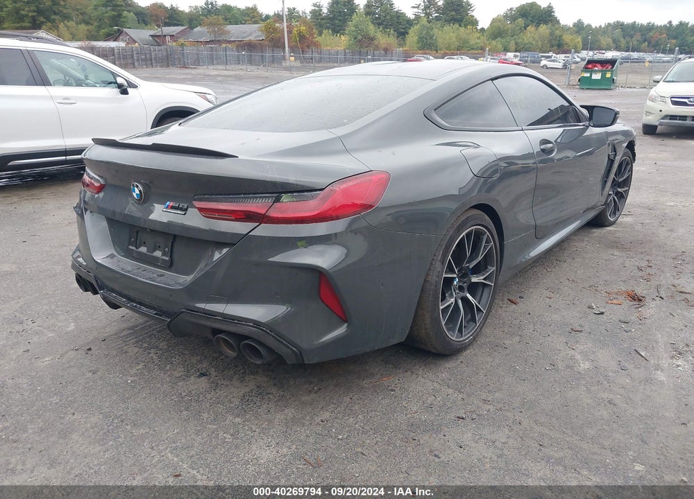 2020 BMW M8 COMPETITION VIN: WBSAE0C0XLCD73465