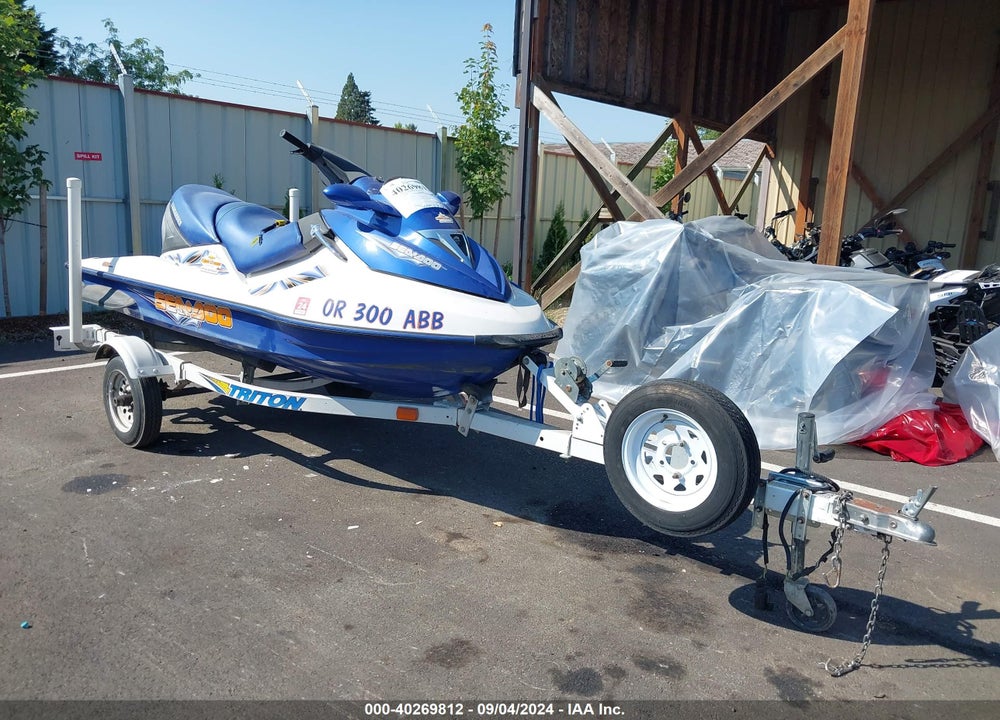2003 SEADOO --- VIN: ZZN41116K203