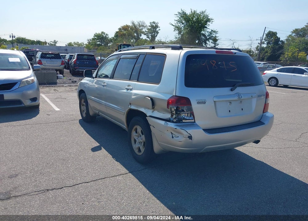 2006 TOYOTA HIGHLANDER VIN: JTEGD21AX60132662
