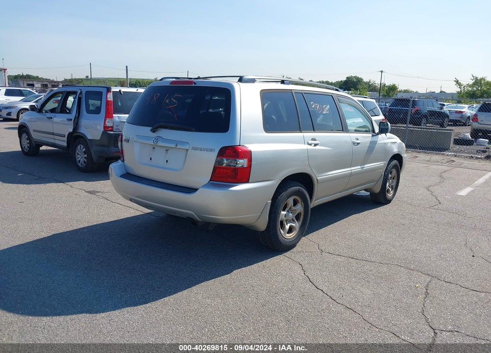 2006 TOYOTA HIGHLANDER VIN: JTEGD21AX60132662