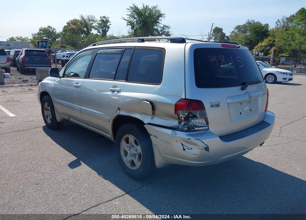2006 TOYOTA HIGHLANDER VIN: JTEGD21AX60132662