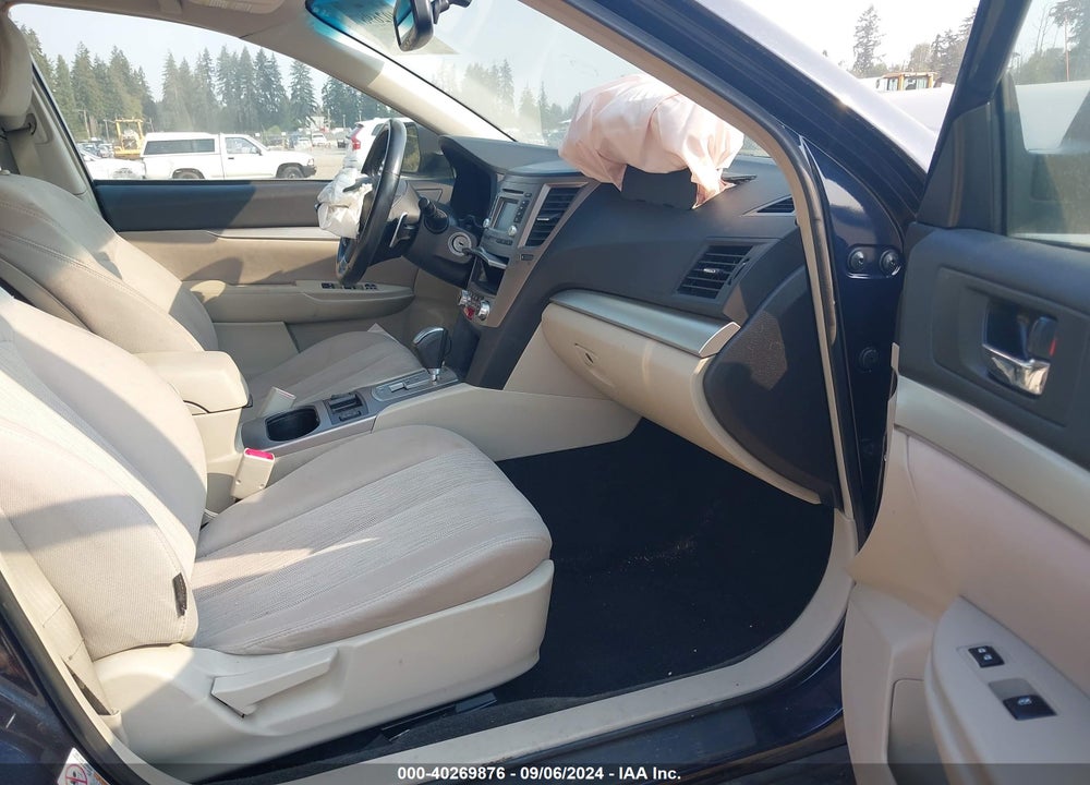 2013 SUBARU OUTBACK 2.5I PREMIUM VIN: 4S4BRBHC7D3220602