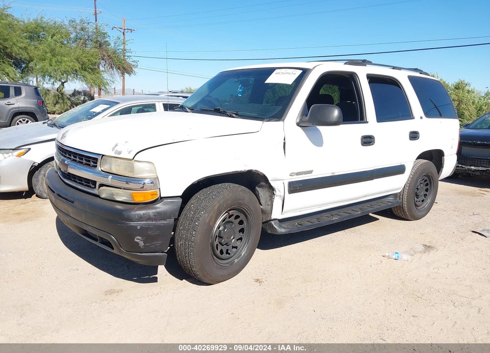 2002 CHEVROLET TAHOE LS VIN: 1GNEC13V12R180556