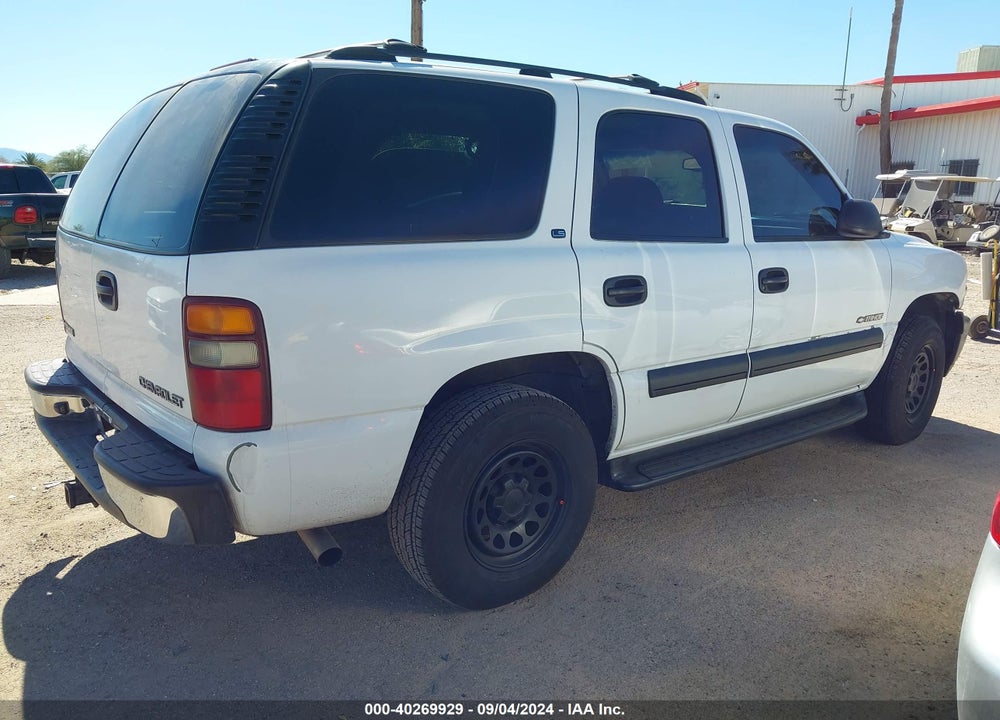2002 CHEVROLET TAHOE LS VIN: 1GNEC13V12R180556