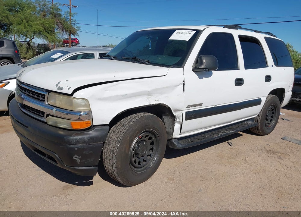 2002 CHEVROLET TAHOE LS VIN: 1GNEC13V12R180556