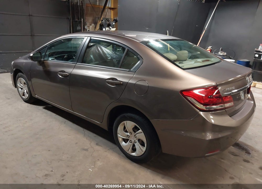 2015 HONDA CIVIC LX VIN: 19XFB2F58FE287025