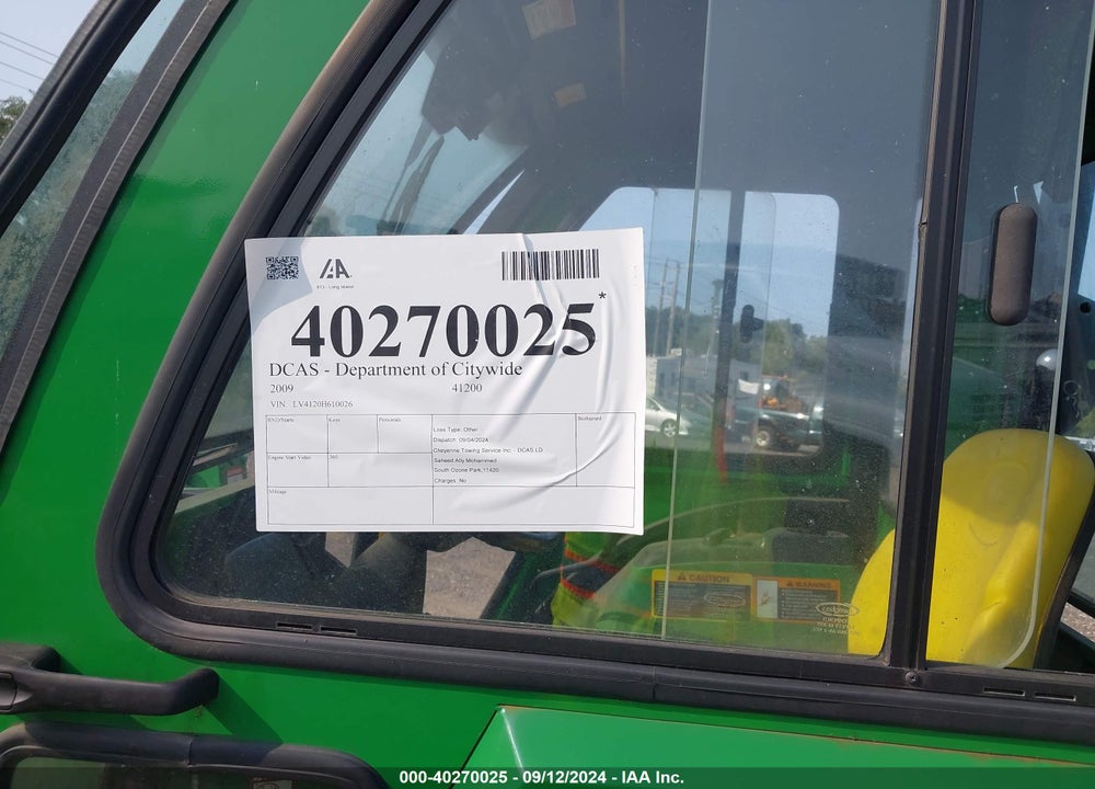 2009 UNDEFINED 41200 VIN: LV4120H610026