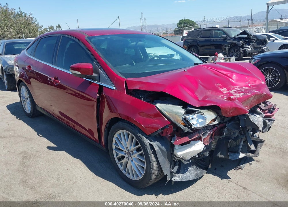 2014 FORD FOCUS TITANIUM VIN: 1FADP3J22EL355634
