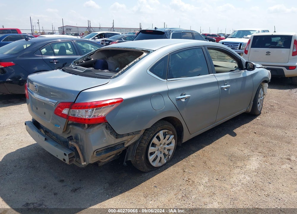 2013 NISSAN SENTRA S VIN: 3N1AB7AP9DL786931