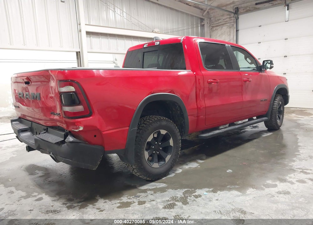 2019 RAM 1500 REBEL 4X4 5'7 BOX VIN: 1C6SRFLT7KN680922