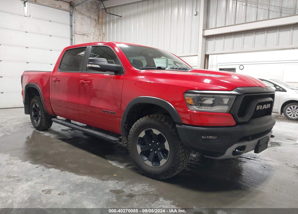 2019 RAM 1500 REBEL 4X4 5'7 BOX VIN: 1C6SRFLT7KN680922